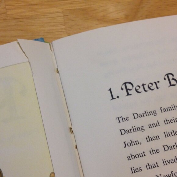 Vintage Peter Pan and Alice in Wonderland book - Picture 15 of 16